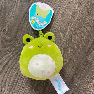 Wendy the squishmallow frog clip new!